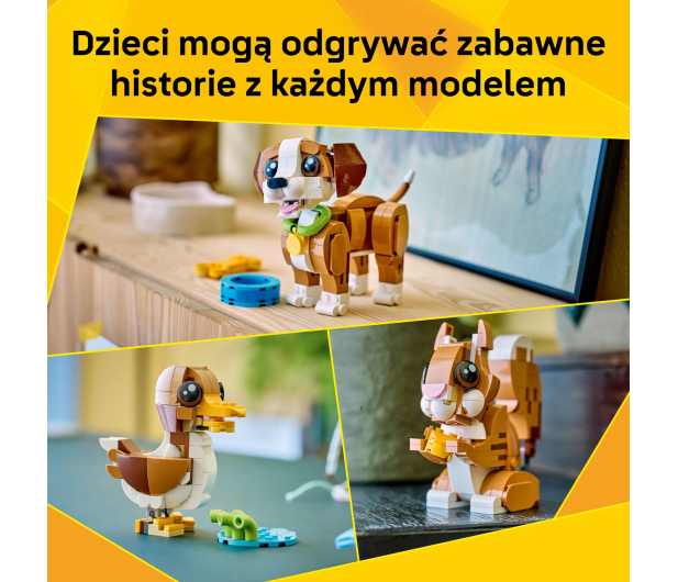 LEGO CREATOR 31382 Urocze zwierzątka: psotny szczeniaczek - 1473431 - zdjęcie 9